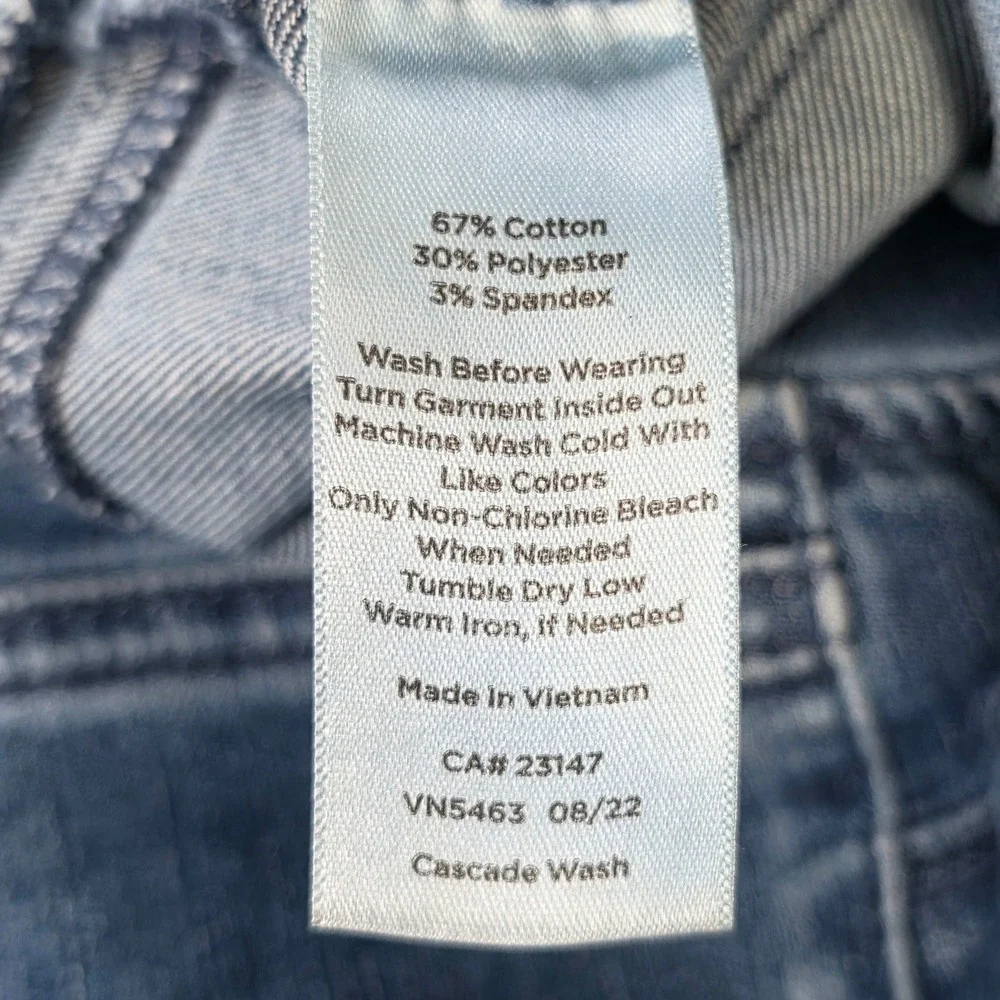 Talbots‎ Pull-On Jeggings Women's Size 10P Cascade Wash Blue Denim Slim Jeans